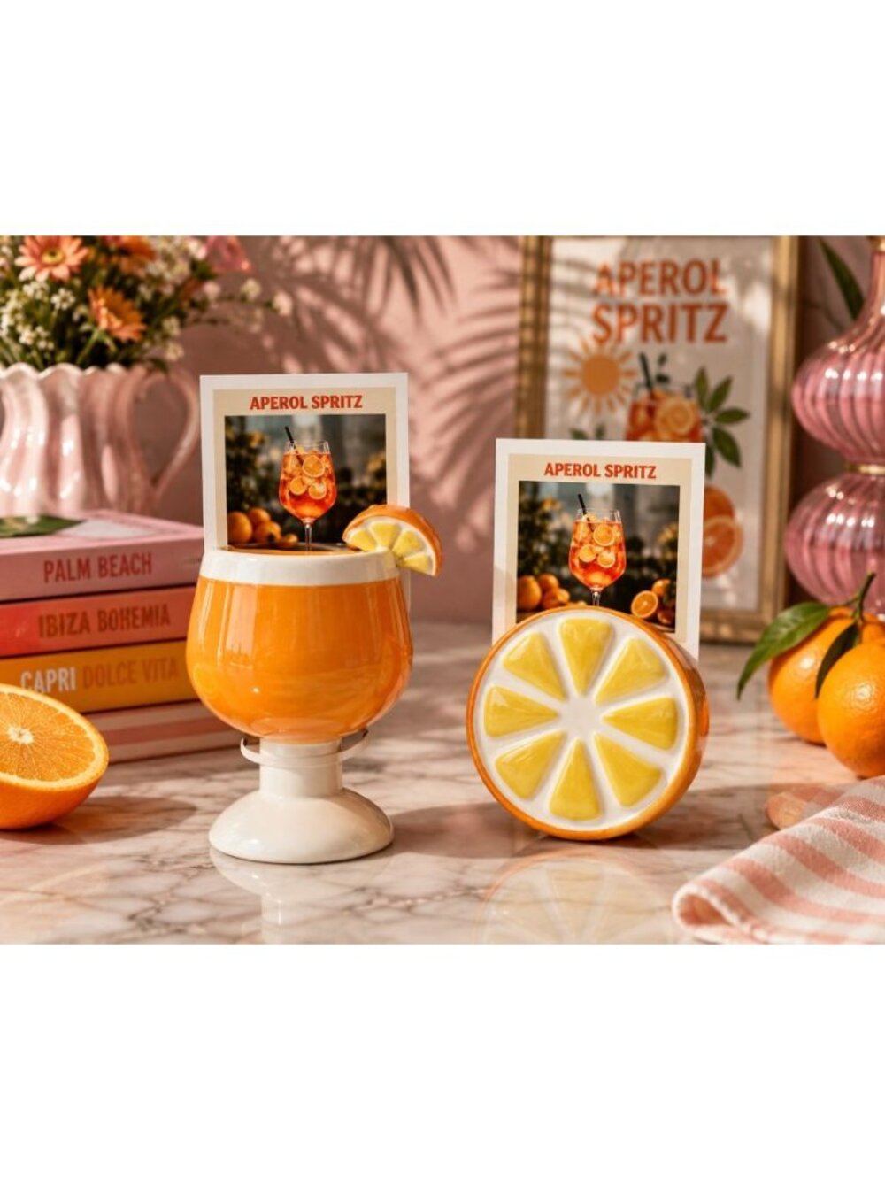 New Orange 2 Aperol Spritz Cocktail Photos Picture Holders Stands Room Decor